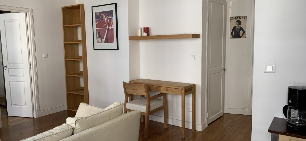 MEUBLÉ – Paris 17 – 1 ch – 41 m2 – Quartier Levis – Loyer : 1.500 € cc