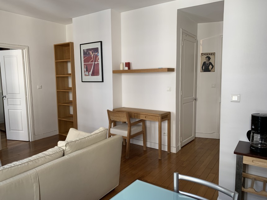 MEUBLÉ – Paris 17 – 1 ch – 41 m2 – Quartier Levis – Loyer : 1.500 € cc