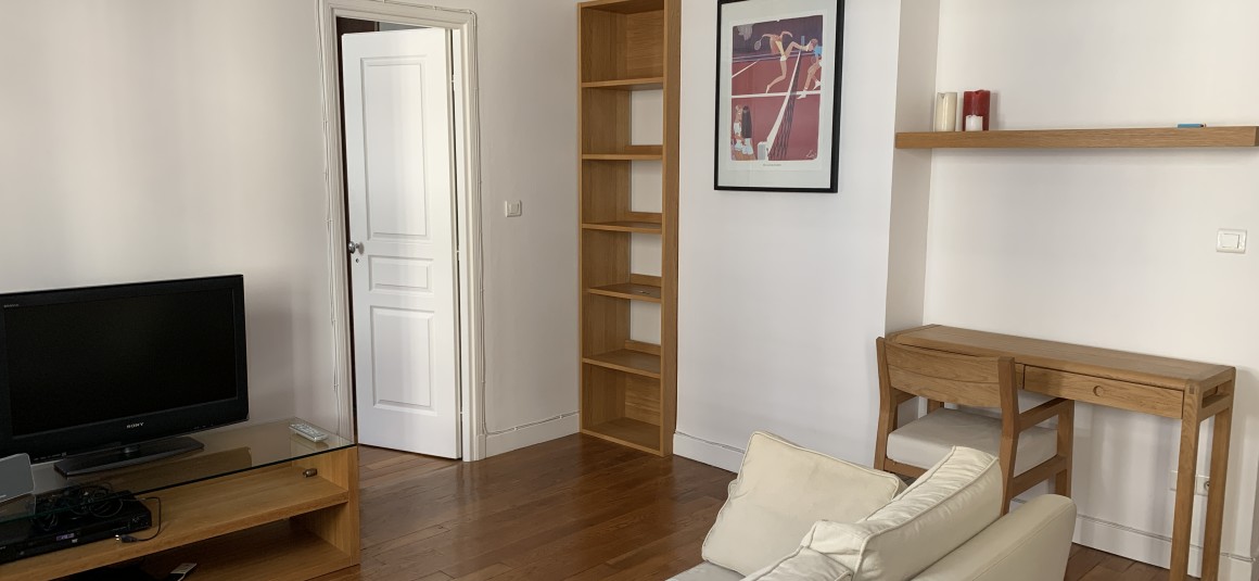 MEUBLÉ – Paris 17 – 1 ch – 41 m2 – Quartier Levis – Loyer : 1.500 € cc