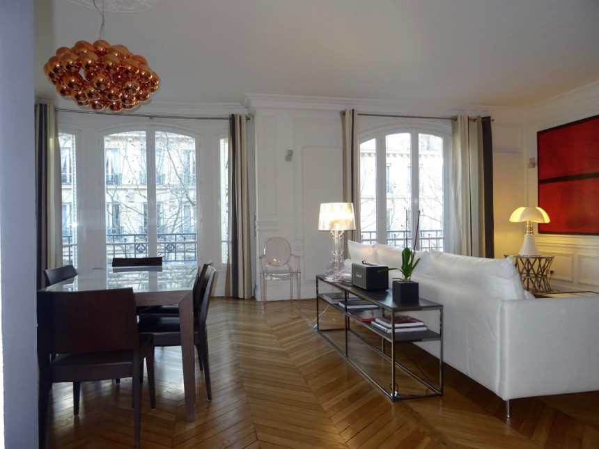 Meublé – Paris 16 – Village d’Auteuil – 3 ch – 145 m2 – Loyer : 4.335 € cc