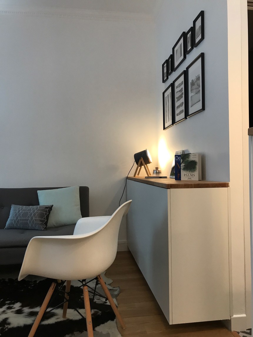 Meublé – 1 ch – Paris 17e – 30 m2 – Rue Pierre Demours – 1er étage sans ascenseur sur cour – Loyer cc : 1.300 € cc (Internet inclus)