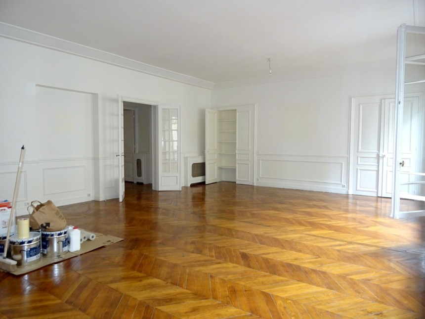 Vide – 4 ch – 180 m2 – Paris 8e (17e) – Monceau – Courcelles – Loyer cc : 4.845 euros cc