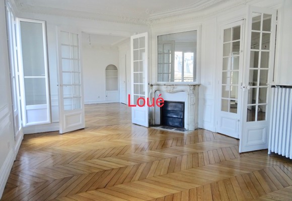 Vide – 3 ch – Iena – Alma Marceau – Paris 16e – 113 m2 – Loyer cc : 3.650 euros cc