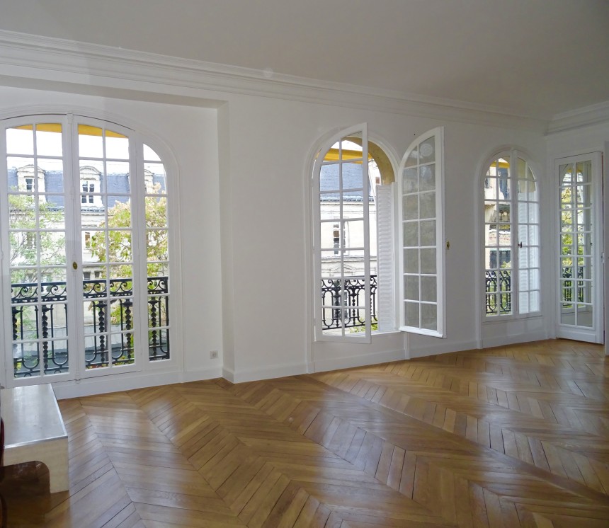 REFAIT NEUF – Meublé – 3 ch – 130 m2 – Rue Tocqueville – Paris 17e – Loyer cc : 4.500 €