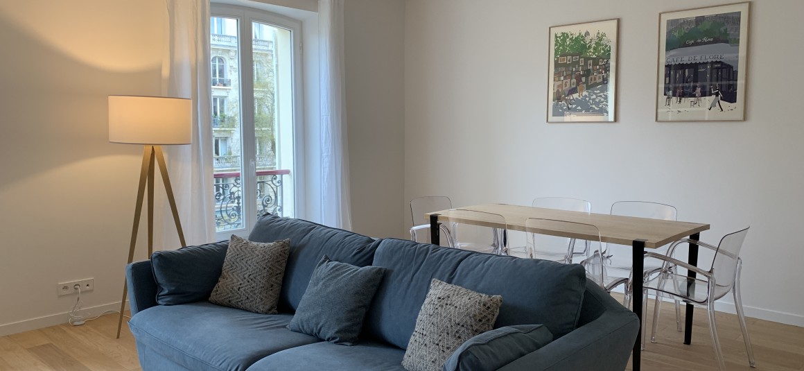 Meublé – 1 ch – 64 m2 – Ternes – Maillot – Loyer cc : 2.500 €