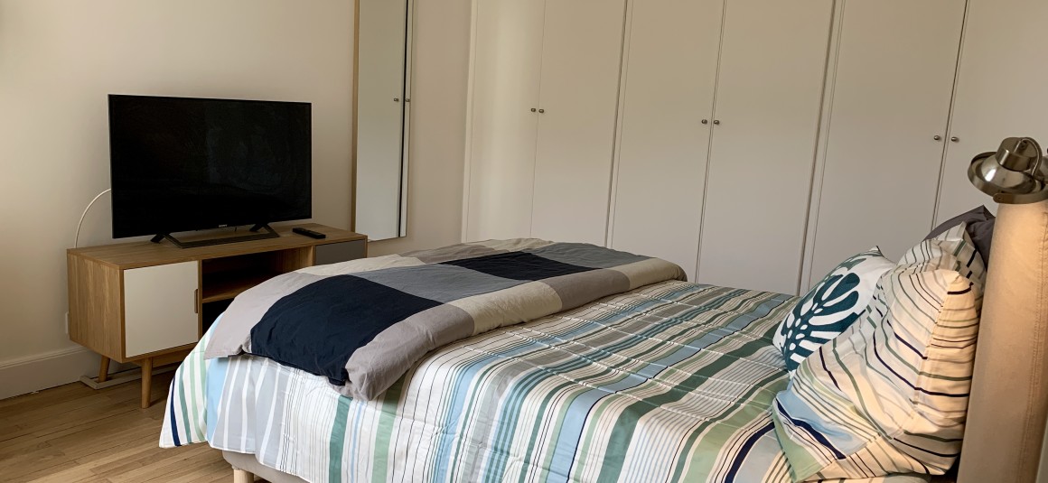 REFAIT NEUF – MEUBLÉ – 2 ch – 91 m2 + Poss Pkg – Paris 16e – Bld Suchet/Auteuil – Loyer cc : 2.950 €