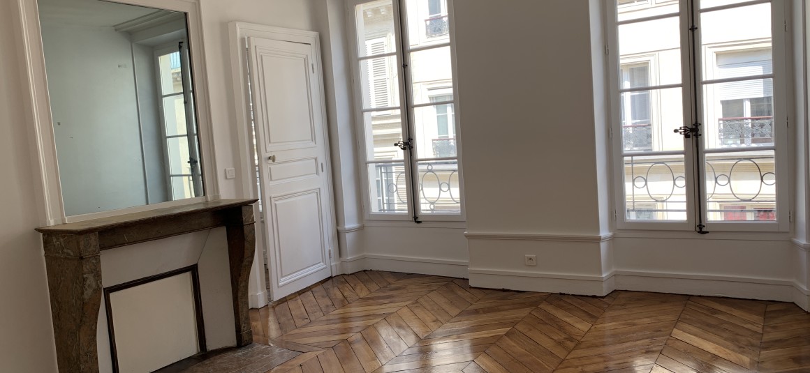 VIDE – 3 ch – 78 m2 – Paris 9 – Havre Caumartin – Rue Joubert – 3ème étage ascenseur – Loyer cc : 2.640 euros