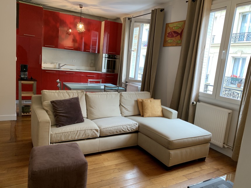 MEUBLÉ – Paris 17 – 1 ch – 41 m2 – Quartier Levis – Loyer : 1.500 € cc