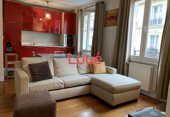 MEUBLÉ – Paris 17 – 1 ch – 41 m2 – Quartier Levis – Loyer : 1.500 € cc