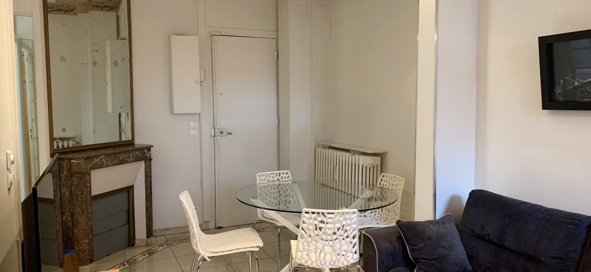 MEUBLÉ – 1 ch + bureau – 37 m2 – Paris 16e – Rue de la Pompe – Loyer cc : 1.550 €