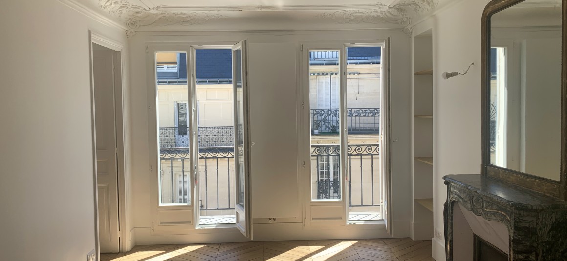 VIDE – 2 ch – 51 m2 – Paris 17ème – Rue Labie – 5e étage sans asc – Loyer cc : 1.800 €