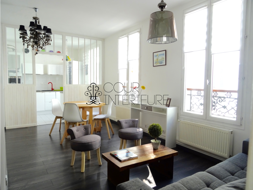 MEUBLÉ – 1 ch – Paris 9e – Rue Rochechouart – 44,06 m2 – Loyer cc : 1.600 euros