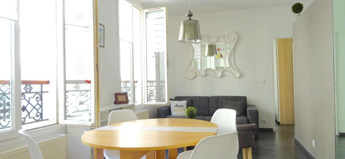 Sans titre4 MEUBLÉ – 1 ch – Paris 9e – Rue Rochechouart – 44,06 m2 – Loyer cc : 1.600 euros