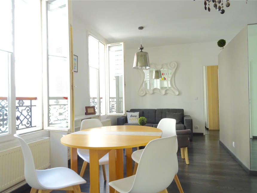 MEUBLÉ – 1 ch – Paris 9e – Rue Rochechouart – 44,06 m2 – Loyer cc : 1.600 euros