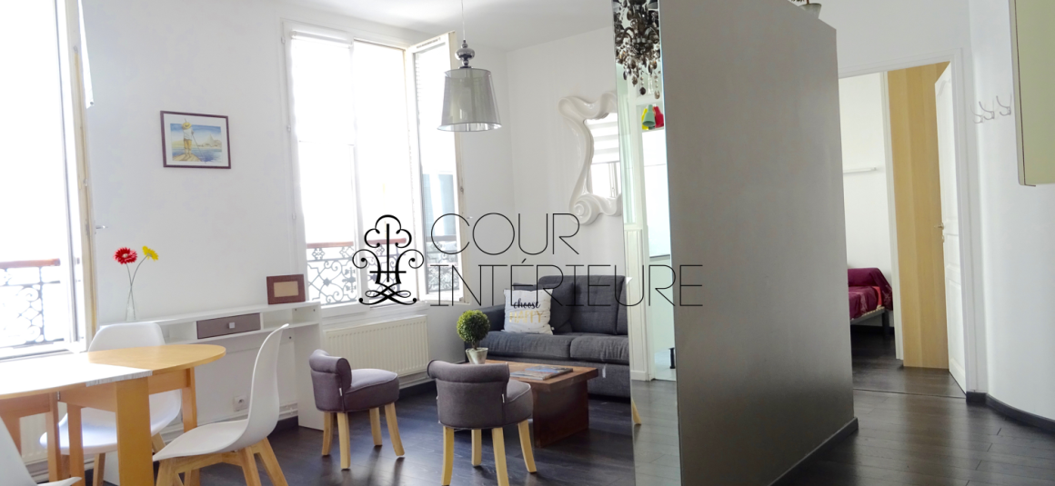 Sans titre6 MEUBLÉ – 1 ch – Paris 9e – Rue Rochechouart – 44,06 m2 – Loyer cc : 1.600 euros