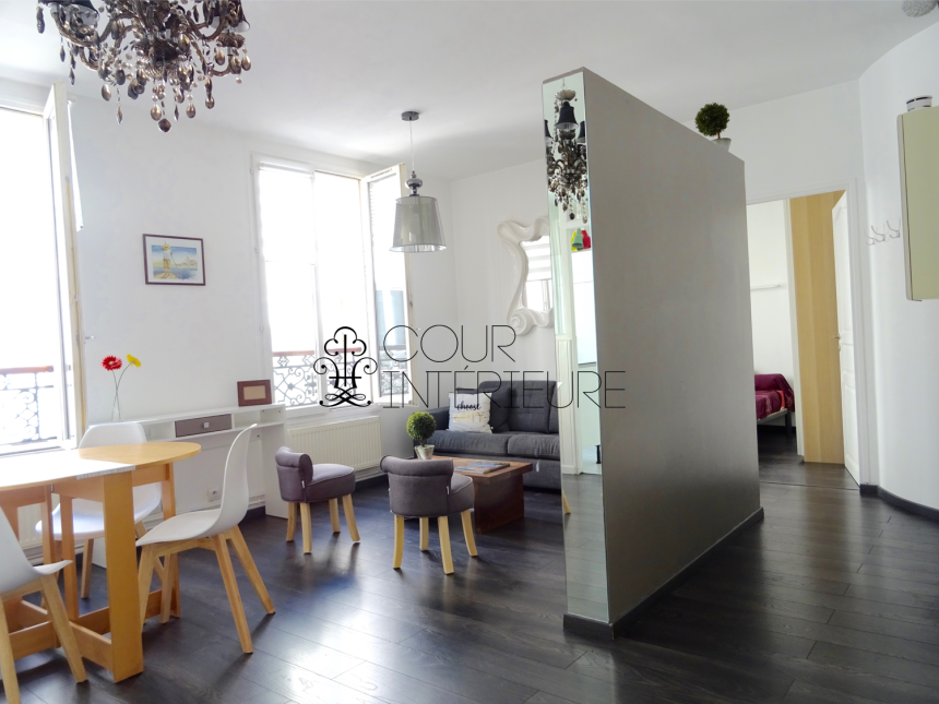 MEUBLÉ – 1 ch – Paris 9e – Rue Rochechouart – 44,06 m2 – Loyer cc : 1.600 euros