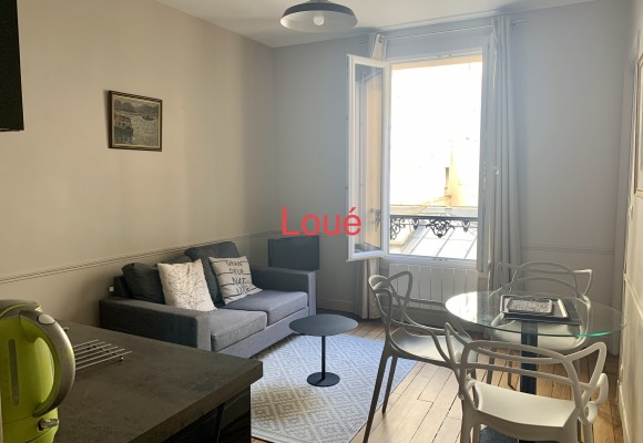 Meublé – 1 ch – Paris 5 – Bld Hôpital – 27,1 m2 – 1er étage sans asc – Loyer cc : 1.200 €