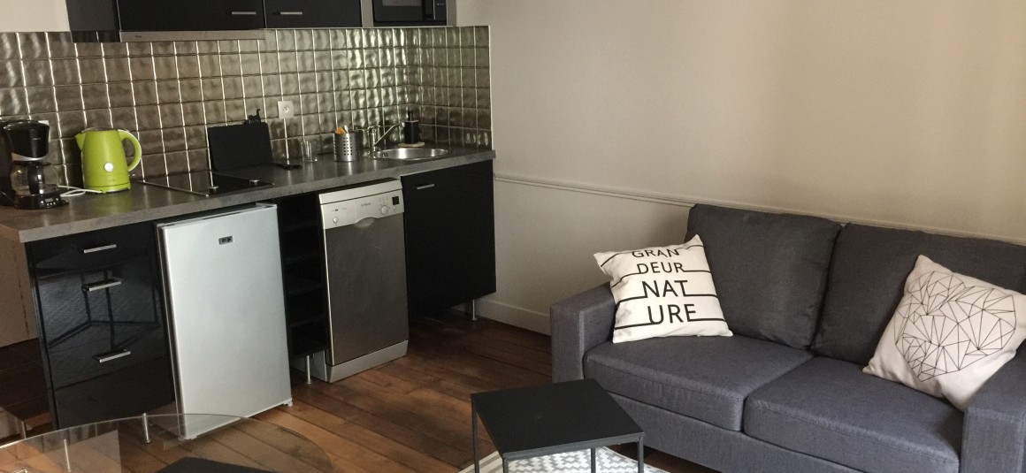 Meublé – 1 ch – Paris 5 – Bld Hôpital – 27,1 m2 – 1er étage sans asc – Loyer cc : 1.200 €