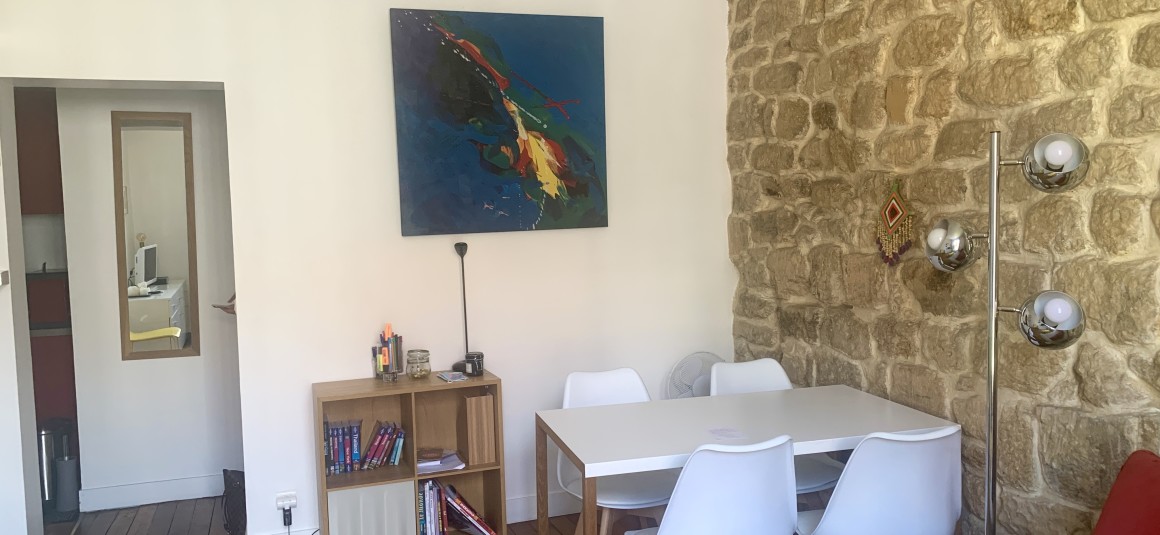 MEUBLÉ – 1 ch – 34 m2 – Rue Brisemiche – Paris 4e – 1er étage sans asc – Loyer cc : 1.400 €