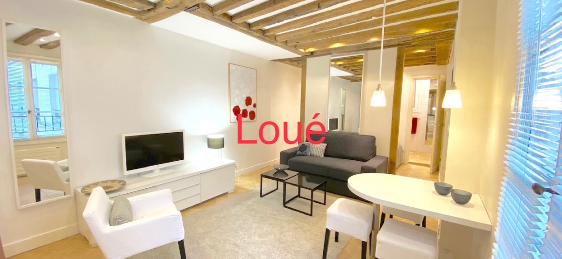 MEUBLÉ – 1 ch – Paris 1er – Rue St Honoré – Marché St Honoré – 33 m2 – Loyer cc : 1.480 €