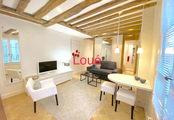 MEUBLÉ – 1 ch – Paris 1er – Rue St Honoré – Marché St Honoré – 33 m2 – Loyer cc : 1.480 €