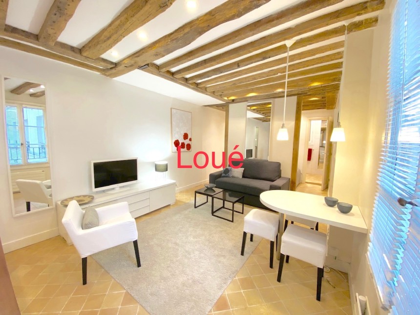 MEUBLÉ – 1 ch – Paris 1er – Rue St Honoré – Marché St Honoré – 33 m2 – Loyer cc : 1.480 €