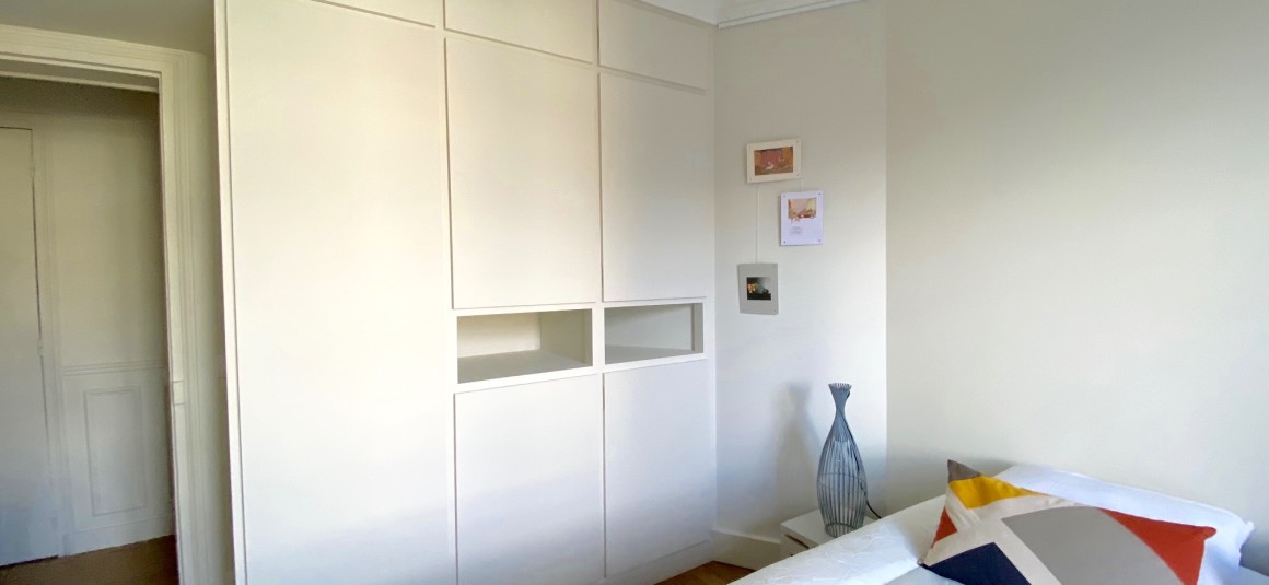MEUBLÉ – Rénovation totale – 1 ch – 50 m2 – Boulogne centre (92) – Métro : Jean Jaures – Bois Boulogne – 2ème étage ascenseur – Loyer cc : 1.500 €