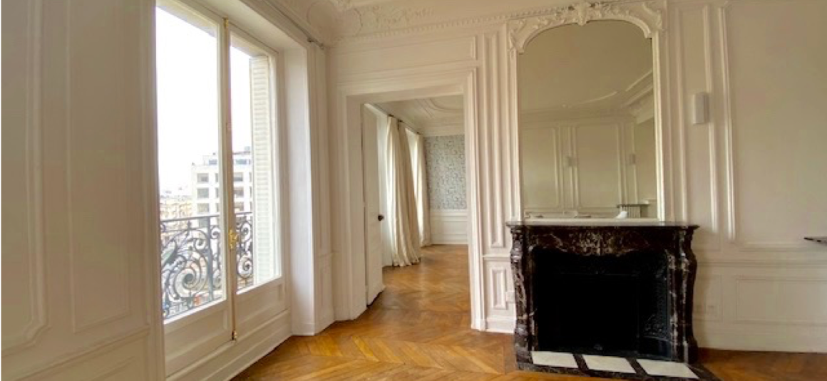 MEUBLÉ – 2 ch – Paris 8ème – Ave Georges V – 115 m2 – 4ème étage avec ascenseur – Loyer cc : 4.400 euros