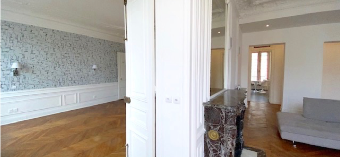 MEUBLÉ – 2 ch – Paris 8ème – Ave Georges V – 115 m2 – 4ème étage avec ascenseur – Loyer cc : 4.400 euros