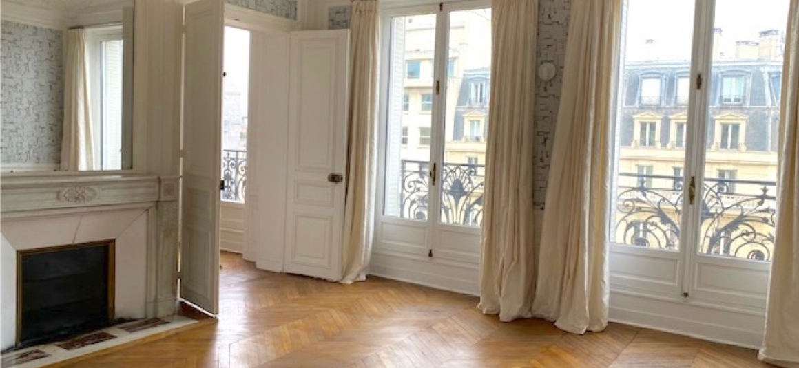 MEUBLÉ – 2 ch – Paris 8ème – Ave Georges V – 115 m2 – 4ème étage avec ascenseur – Loyer cc : 4.400 euros