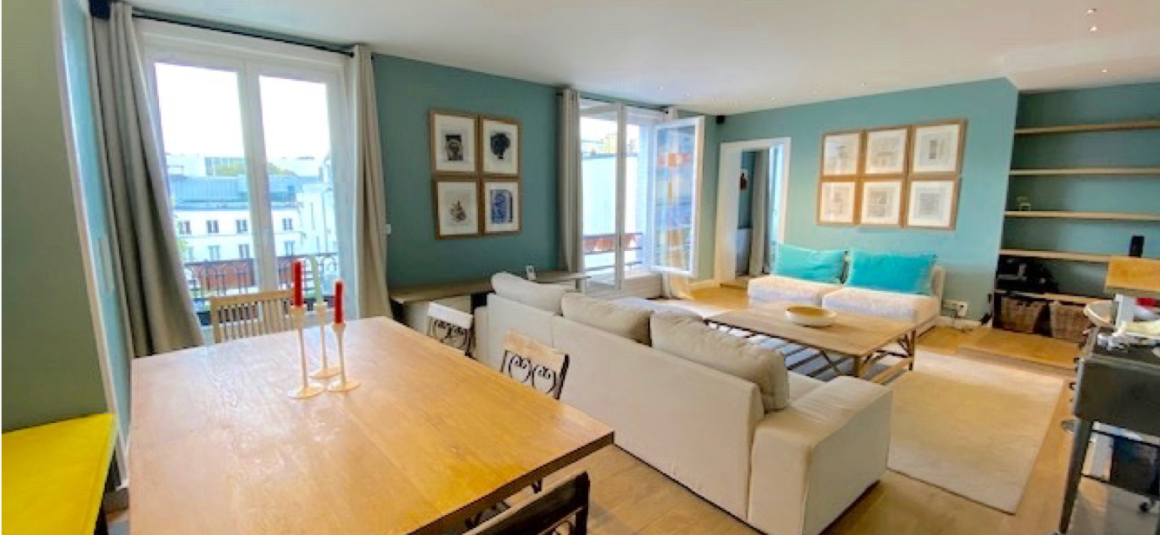 MEUBLÉ – 1 chambre – 57 m2 – Paris 15ème – Avenue du Maine – 2ème étage avec ascenseur – Loyer charges comprises : 1.860 €