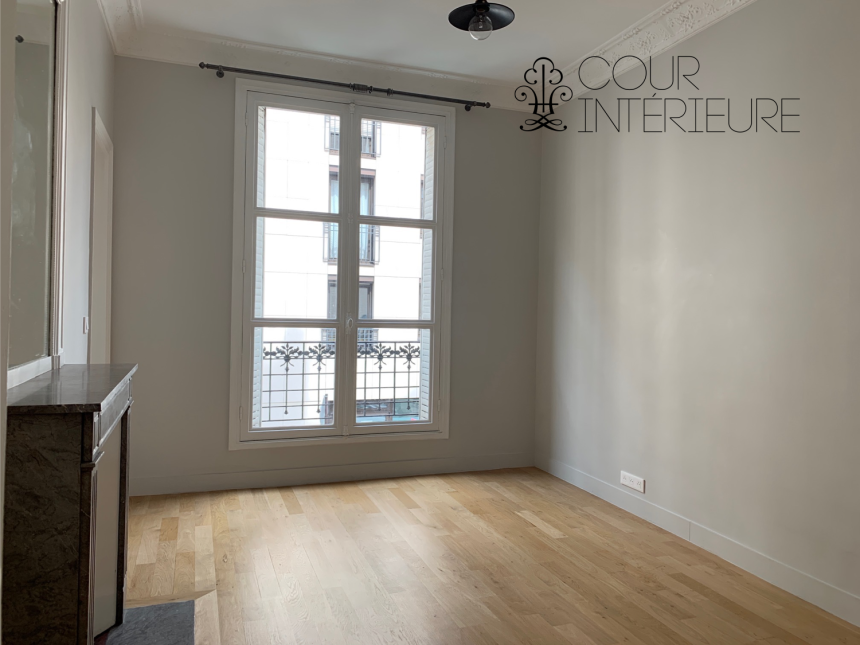 VIDE – Refait neuf – 3 ch – Paris 17e – Quartier Levis – Villiers – 1er étage ascenseur – 110 m2 – Loyer cc : 3.950 €