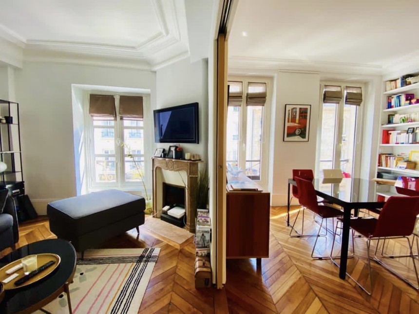 MEUBLÉ – 1 ch +  Double séjour – 51 m2 – Paris 9e – Rue Fb Montmartre – 3ème étage – Loyer cc : 1.850 €