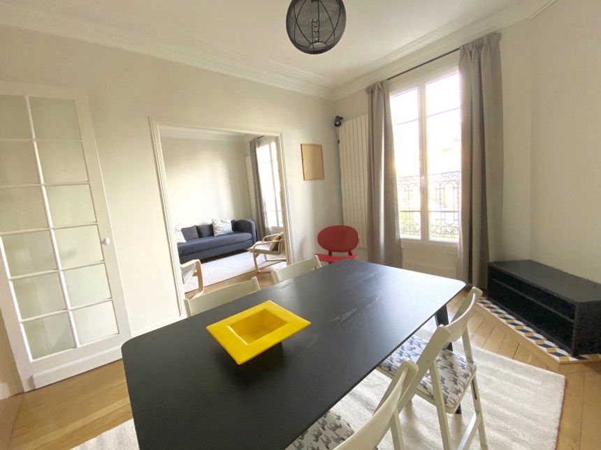 MEUBLÉ – Rénovation totale – 1 ch – 50 m2 – Boulogne centre (92) – Métro : Jean Jaures – Bois Boulogne – 2ème étage ascenseur – Loyer cc : 1.500 €