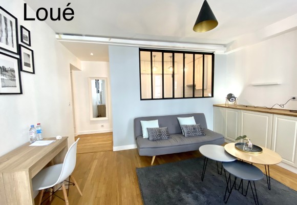 MEUBLÉ – 1 ch – 34 m2 – Rue Legendre (quartier rue LEVIS) – Paris 17e – 1er étage ascenseur – Loyer : 1.350 € cc