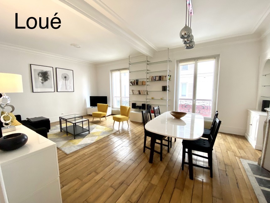 MEUBLÉ – 1 chambre – 54 m2 – Paris 8e (limite 17e) – Place des Ternes (Impasse privée : Villa Wagram) – 1er étage ascenseur – Loyer charges comprises : 2.000 euros cc