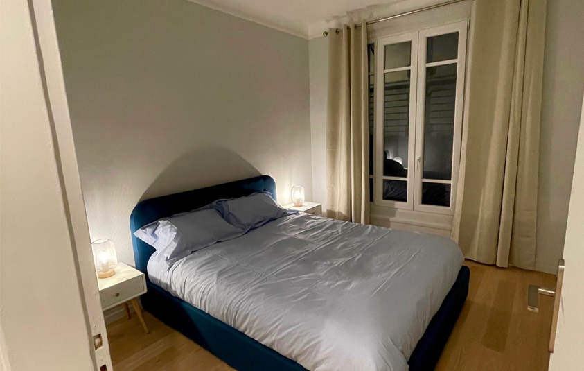 MEUBLÉ – 1 ch – Clichy 92 (limite Paris 17ème) Rue de Paris – 52 m2 – 1er étage avec ascenseur – Loyer cc : 1.390 € (chauff. central inclus)