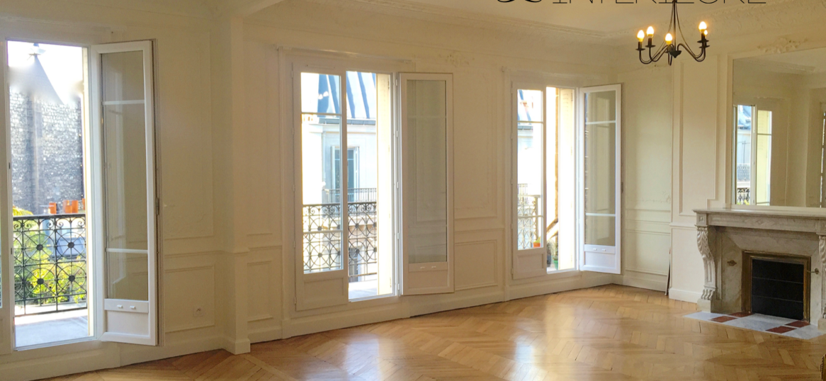 VIDE – Paris 8ème – 3 ch – 106 m2 – Rue de la Néva – 5ème et dernier étage – Terrasse 10 m2 – Loyer cc : 4.200 € (chauf. collectif).