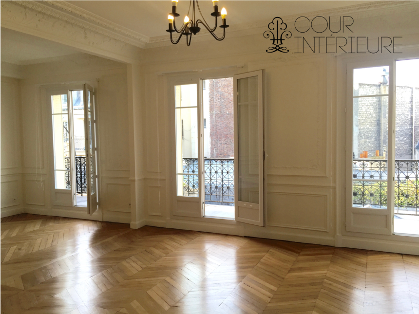 VIDE – Paris 8ème – 3 ch – 106 m2 – Rue de la Néva – 5ème et dernier étage – Terrasse 10 m2 – Loyer cc : 4.200 € (chauf. collectif).