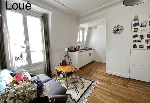 MEUBLÉ – 1 ch – Paris 17 – Rue Juliette Lamber – 31 m2 – 6e étage avec ascenseur – Loyer cc : 1.350 €