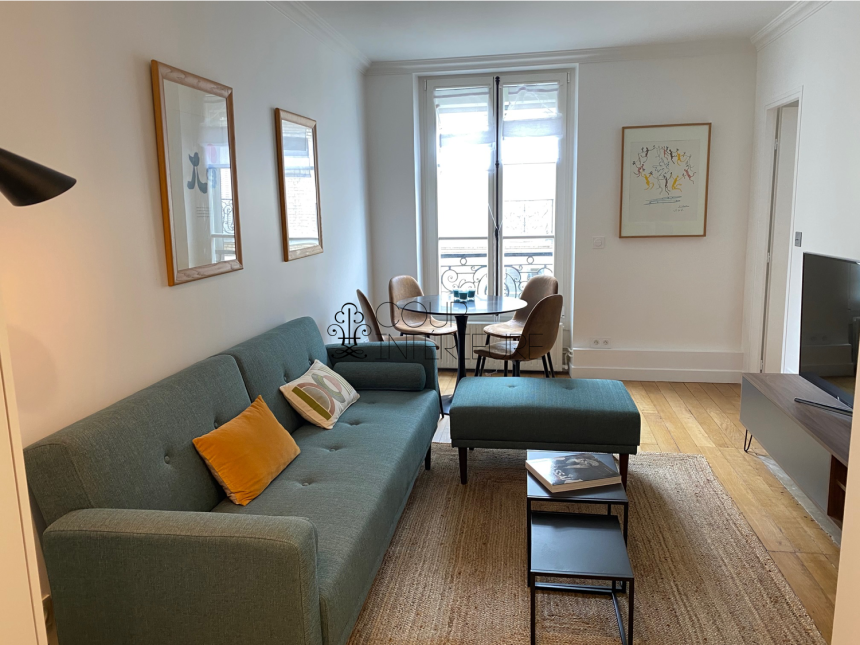 MEUBLÉ – 1 chambre – Paris 7ème – Rue Pierre Leroux – 38,3 m2 – 5ème étage ascenseur – Loyer charges comprises : 1.700 €