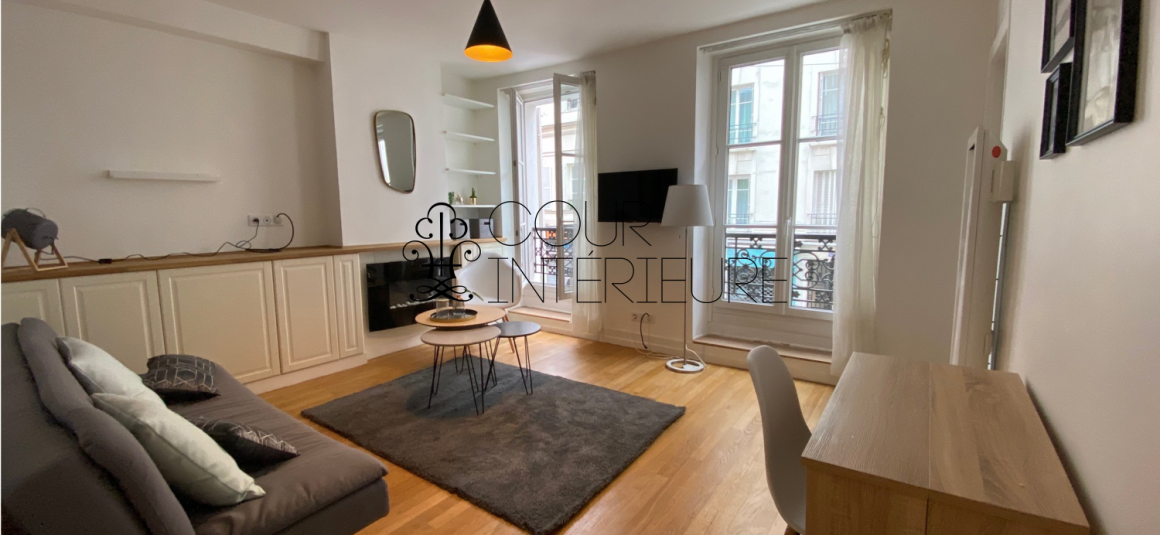 MEUBLÉ – 1 ch – 34 m2 – Rue Legendre (quartier rue LEVIS) – Paris 17e – 1er étage ascenseur – Loyer : 1.350 € cc