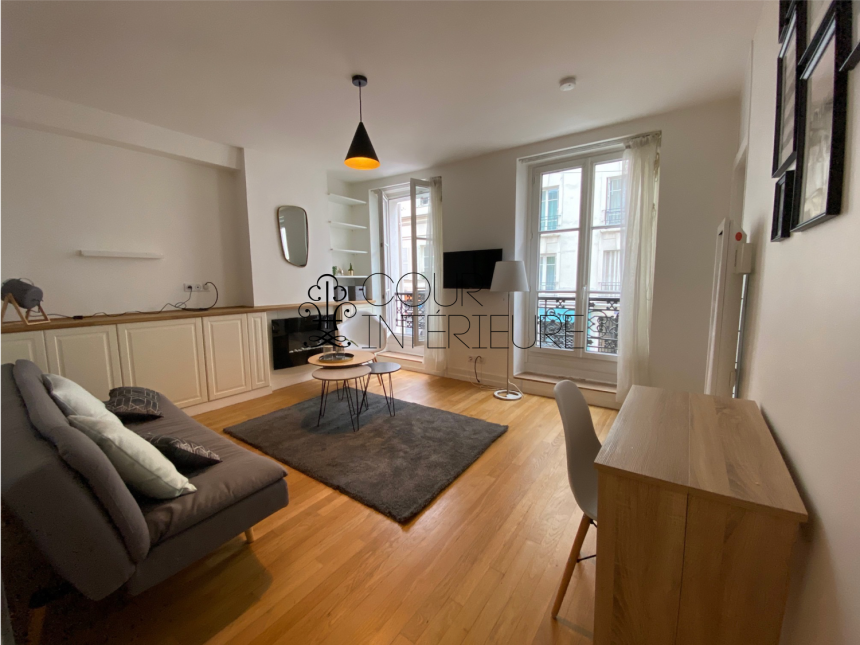 MEUBLÉ – 1 ch – 34 m2 – Rue Legendre (quartier rue LEVIS) – Paris 17e – 1er étage ascenseur – Loyer : 1.350 € cc