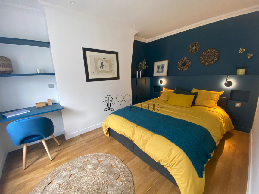 MEUBLÉ – 1 chambre – Paris 7ème – Rue Pierre Leroux – 38,3 m2 – 5ème étage ascenseur – Loyer charges comprises : 1.700 €