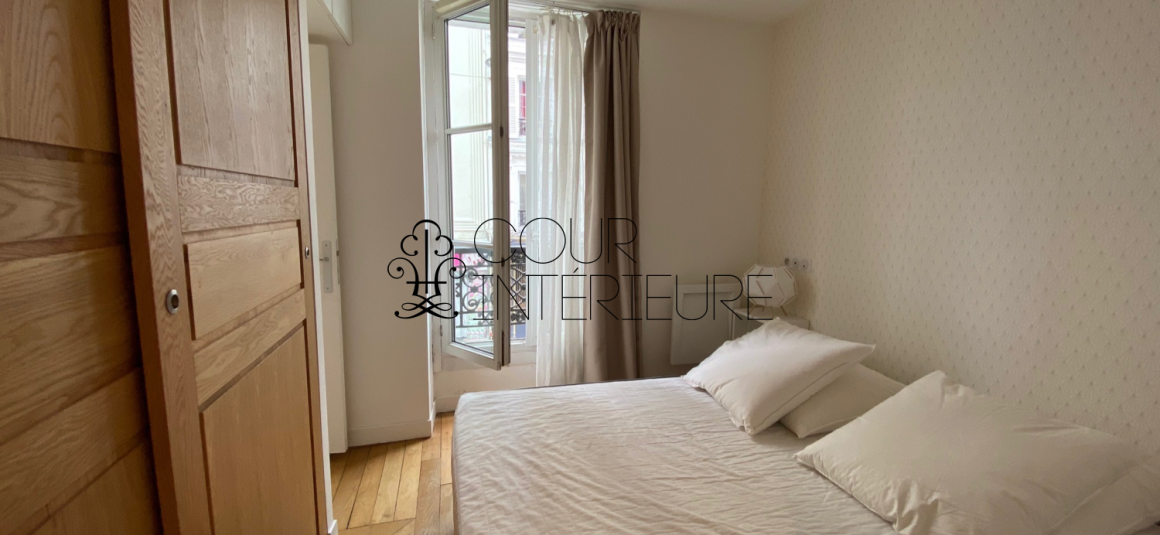 MEUBLÉ – 1 ch – 34 m2 – Rue Legendre (quartier rue LEVIS) – Paris 17e – 1er étage ascenseur – Loyer : 1.350 € cc