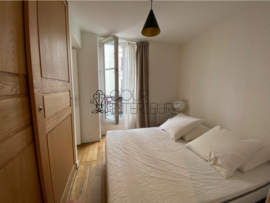 MEUBLÉ – 1 ch – 34 m2 – Rue Legendre (quartier rue LEVIS) – Paris 17e – 1er étage ascenseur – Loyer : 1.350 € cc