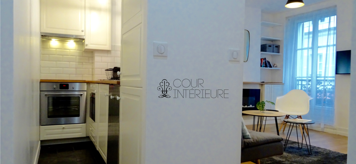 MEUBLÉ – 1 ch – 34 m2 – Rue Legendre (quartier rue LEVIS) – Paris 17e – 1er étage ascenseur – Loyer : 1.350 € cc