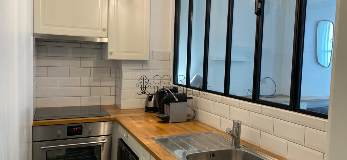 MEUBLÉ – 1 ch – 34 m2 – Rue Legendre (quartier rue LEVIS) – Paris 17e – 1er étage ascenseur – Loyer : 1.350 € cc