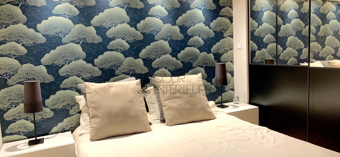 MEUBLÉ – 1 chambre – 54 m2 – Paris 8e (limite 17e) – Place des Ternes (Impasse privée : Villa Wagram) – 1er étage ascenseur – Loyer charges comprises : 2.000 euros cc