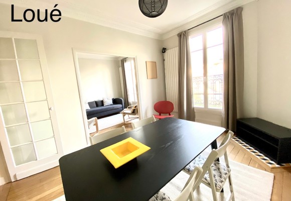 MEUBLÉ – Rénovation totale – 1 ch – 50 m2 – Boulogne centre (92) – Métro : Jean Jaures – Bois Boulogne – 2ème étage ascenseur – Loyer cc : 1.500 €